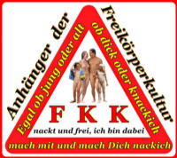 Anh&auml;nger der FKK
